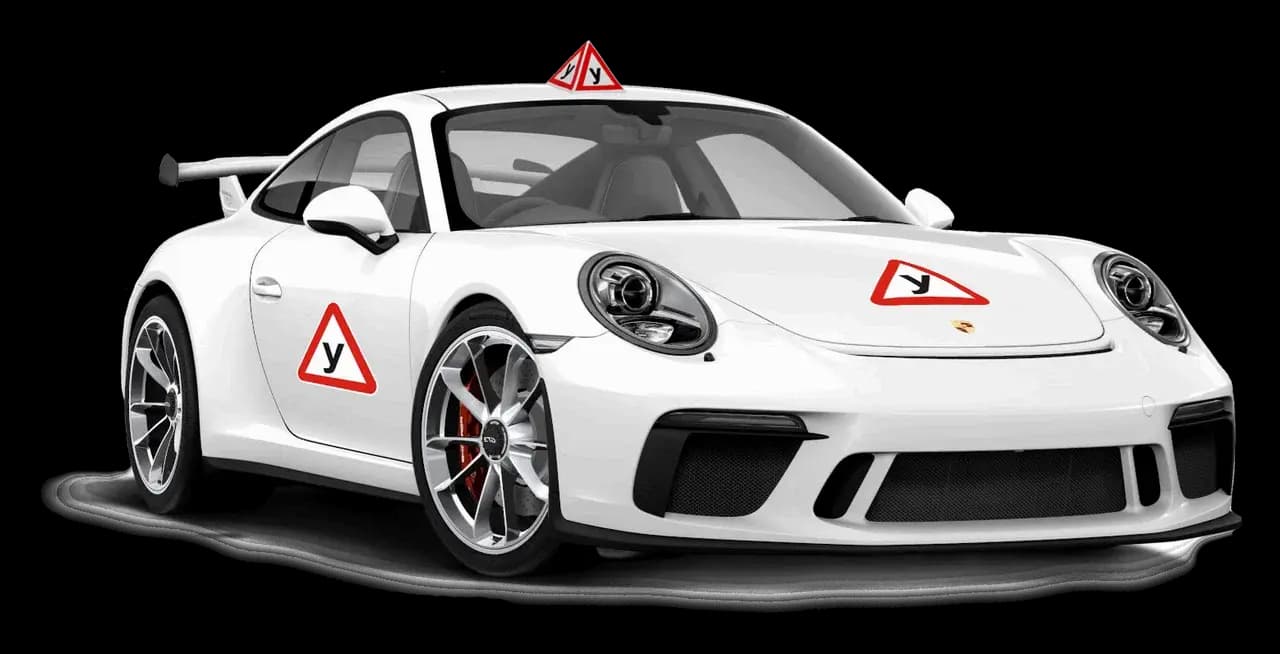 Avto test banneri uchun avtomobil Car